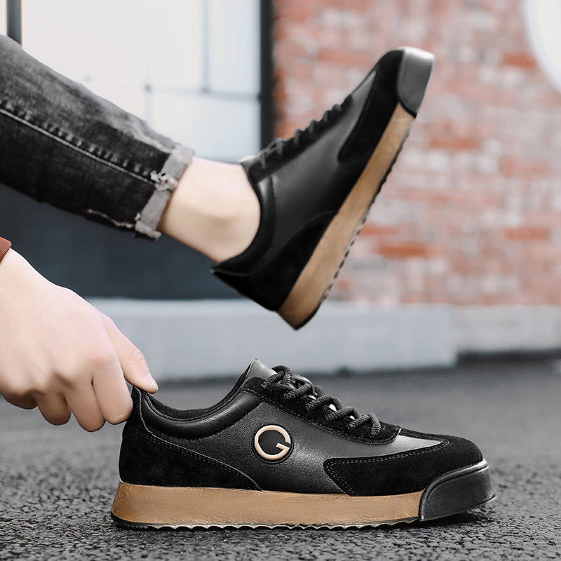 Men’s waterproof leather casual shoes


