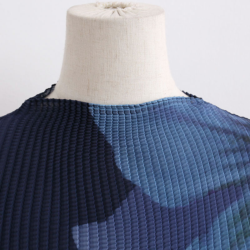 The 'Metro' Stretchy Pullover & Pleated Midi Skirt Set
