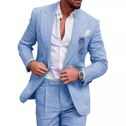 The 'Premier' Single-Breasted One-Button Suit Set
