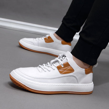 The 'Daily-Classic' Versatile Faux Leather Sneakers