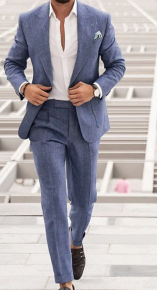 The 'Premier' Single-Breasted One-Button Suit Set