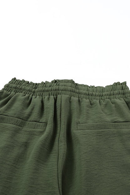 Women’s Green Drawstring Jogger Pants