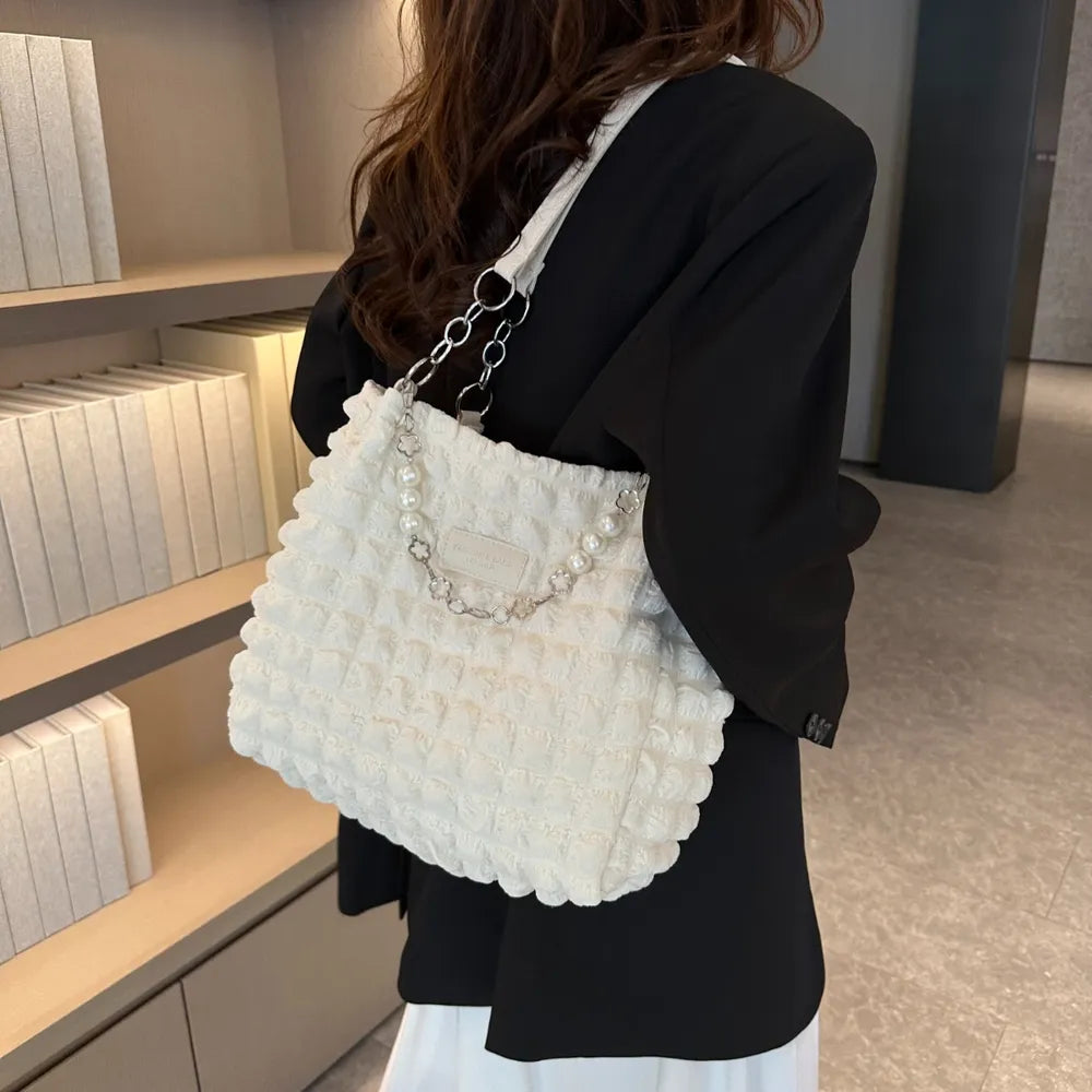Bubble design everyday handbag
