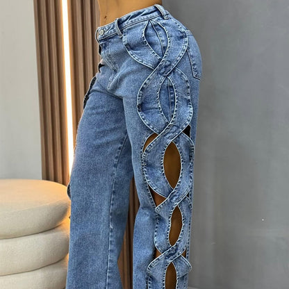 The 'Vixen' Side Cut-Out Sculpting Jeans