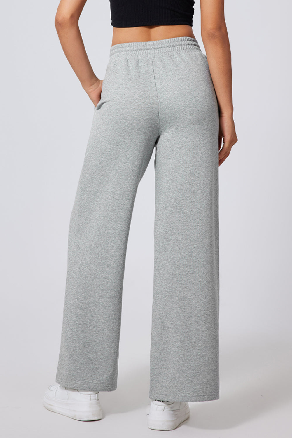 The 'Onyx' Seamed Wide-Leg Sweatpants