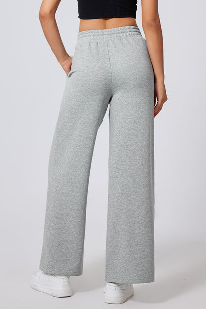 The 'Onyx' Seamed Wide-Leg Sweatpants