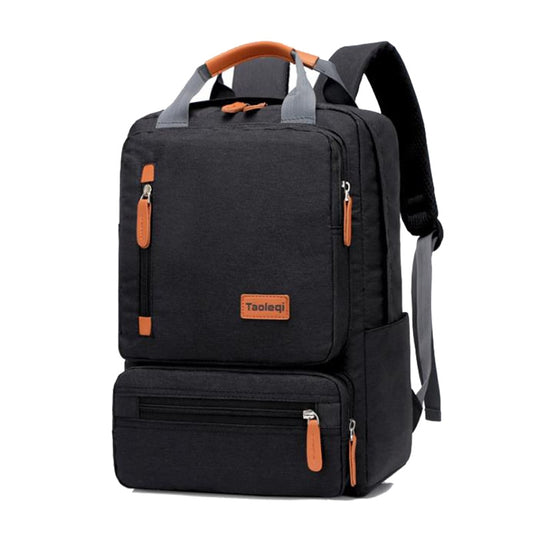 Gray 15-inch business laptop backpack

