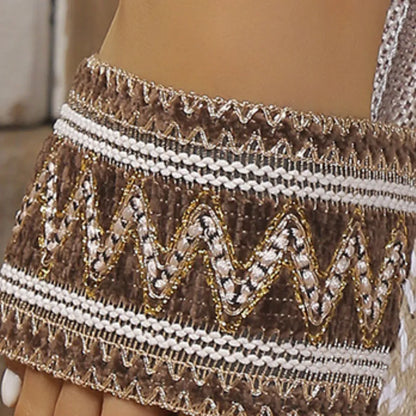 Casual open toe slip-on sandals

