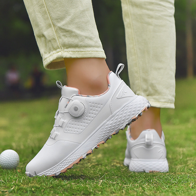 Unisex Professional Golf Shoes with Rotating Spikes