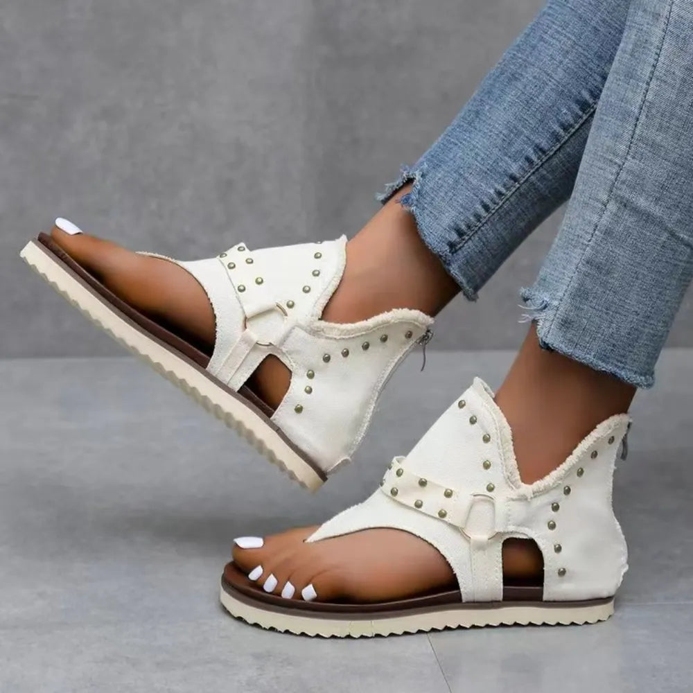 Lightweight casual flat sandals for women


