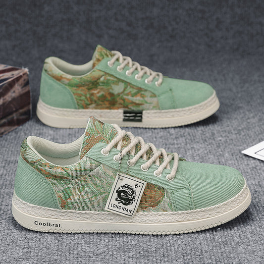 trendy linen board shoes for men

