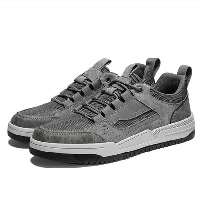 The 'Urban-Glide' Mesh & Suede Low-Top Sneakers