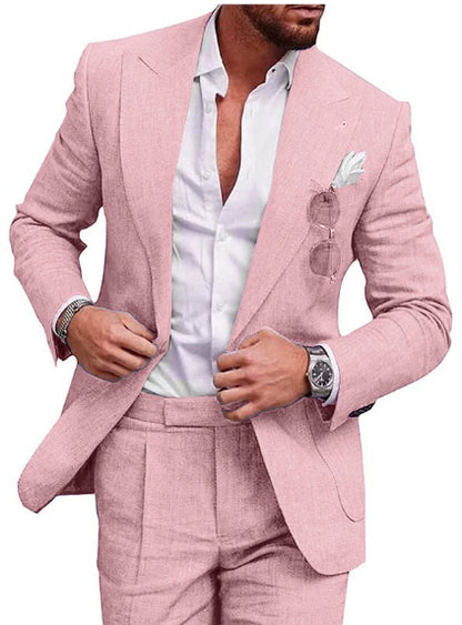 The 'Premier' Single-Breasted One-Button Suit Set