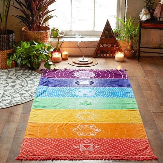 The Serenity Chakra Mandala Tapestry