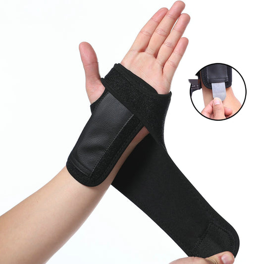Steel plate protective bracer for outdoor sports

