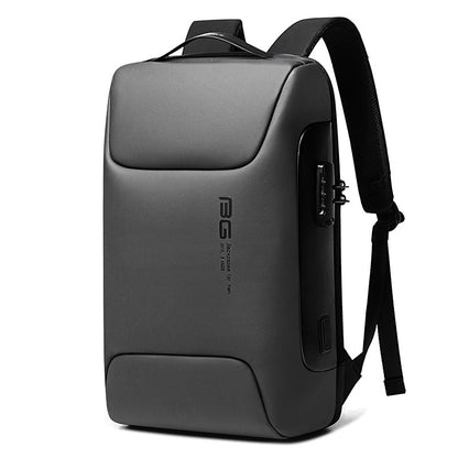Water-resistant zippers on backpack

