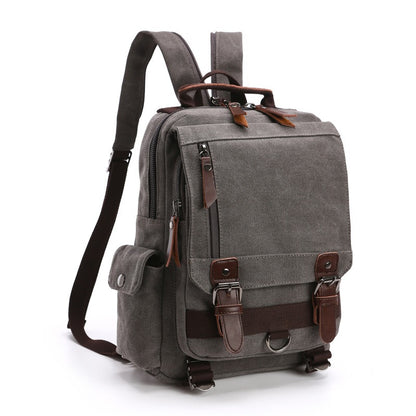 Backpack with top handle

