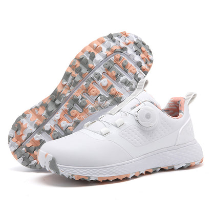 Unisex Professional Golf Shoes with Rotating Spikes