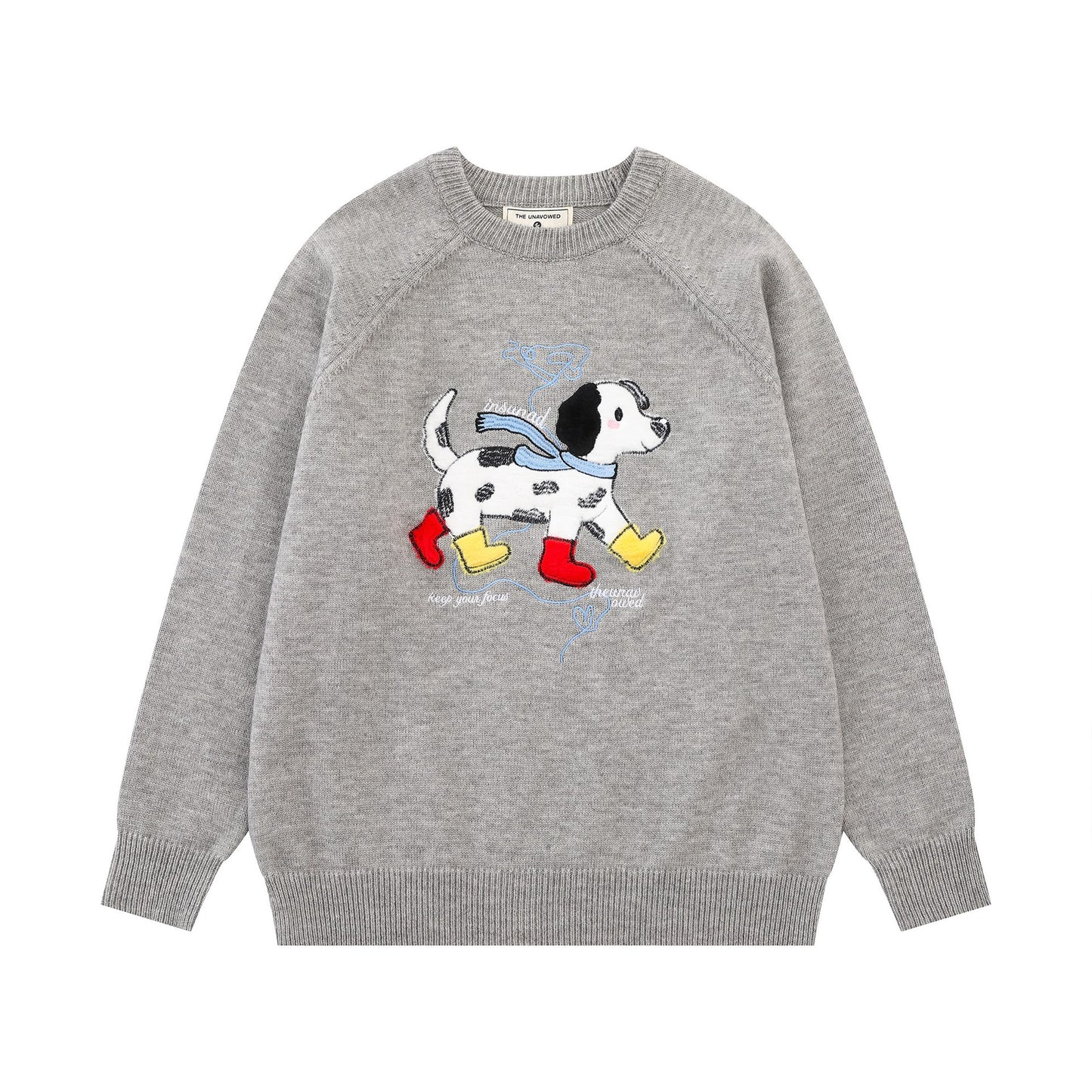Rain boots spotted puppy sweater