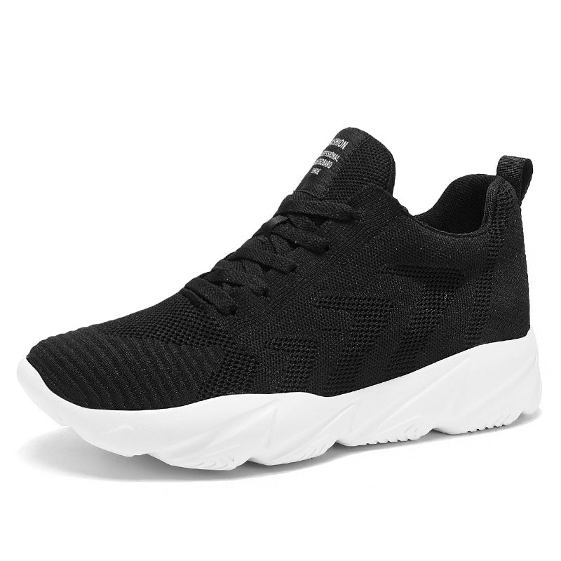 Height-Enhancing 8CM Men's Shoes, Sports Shoes, Spring and Summer Mesh Casual Shoes, Trendy Shoes, Soft Sole Travel Shoes, Student Running Shoes for Men