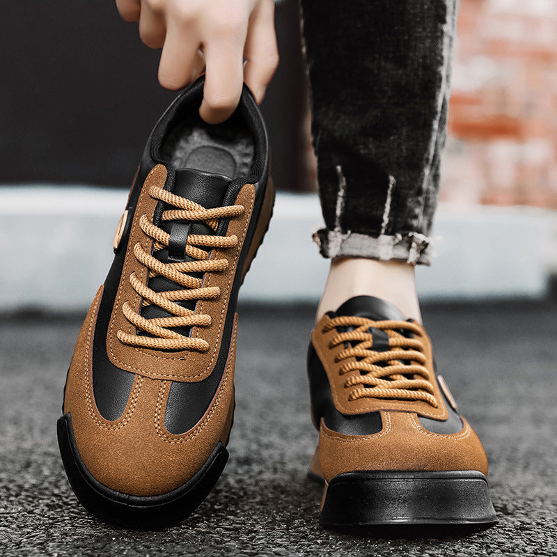 Casual leather shoes for teen boys

