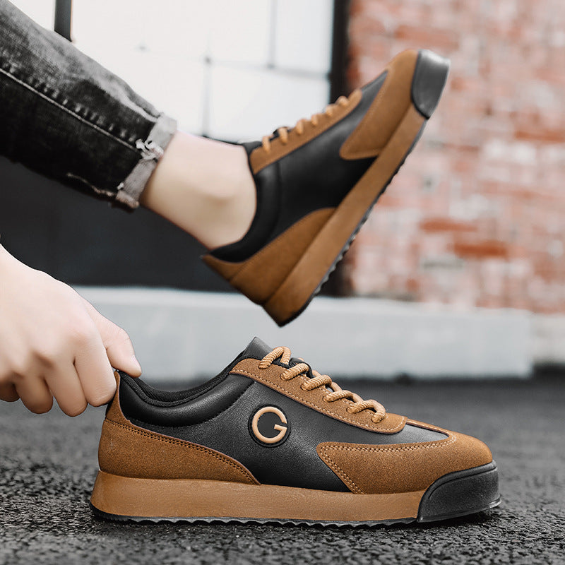 Front view of height increasing shoes

