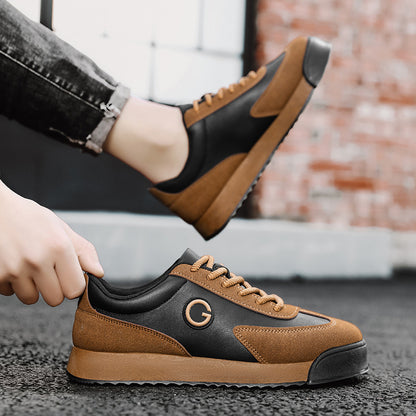 Front view of height increasing shoes

