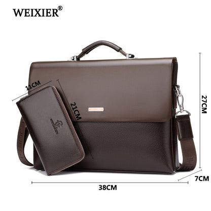 Side profile of WEIXIER business bag

