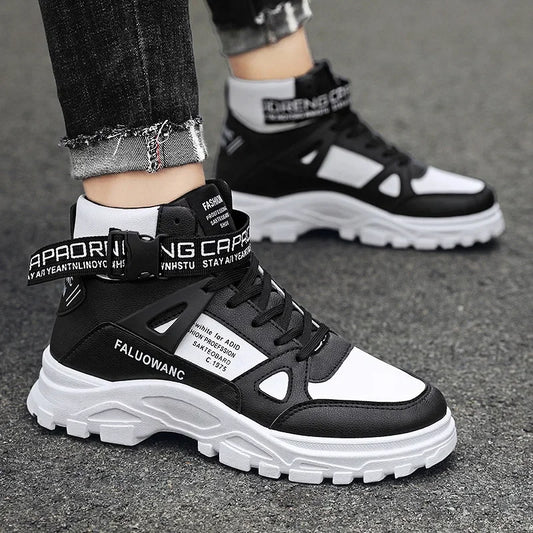 Men’s retro fashion ankle boots

