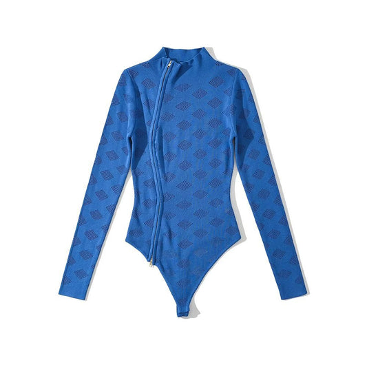 The Apex Double-Zip Sleeveless Jumpsuit