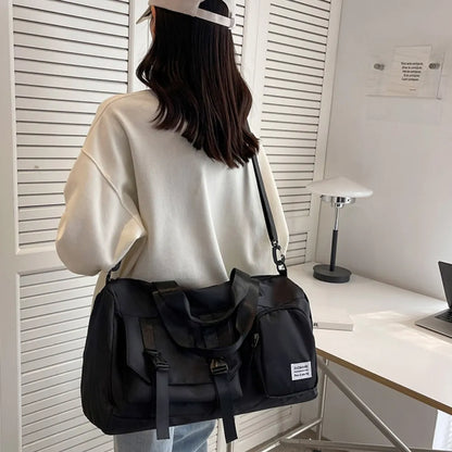 Oxford cloth travel duffel bag

