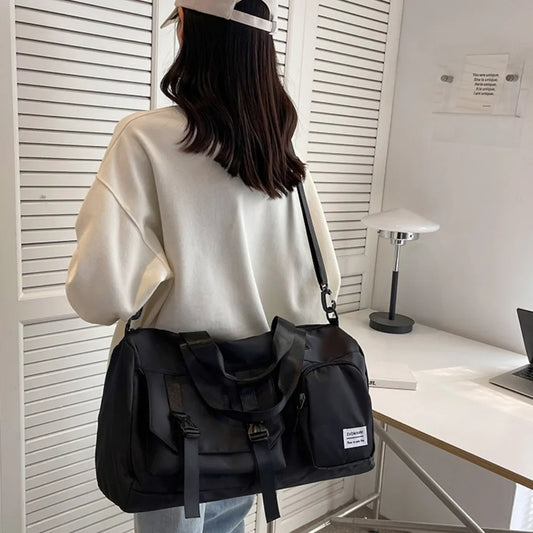 Oxford cloth travel duffel bag


