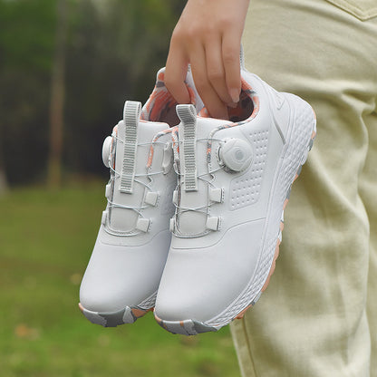 Unisex Professional Golf Shoes with Rotating Spikes