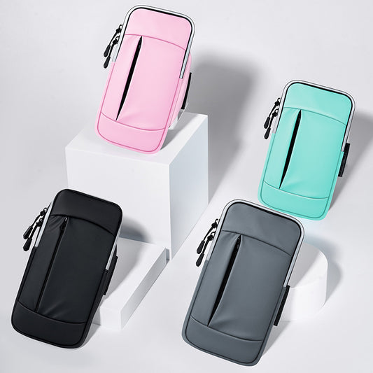 Waterproof running phone arm bag

