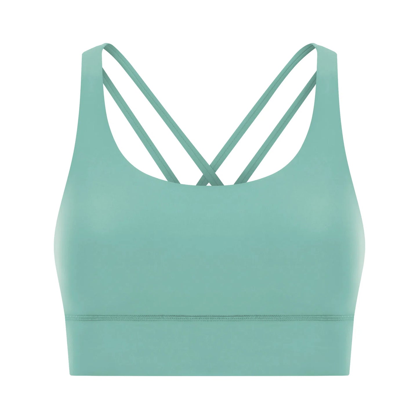 Cross back yoga bra brushed bare high-strength shock-absorbing gathering sports vest for women
