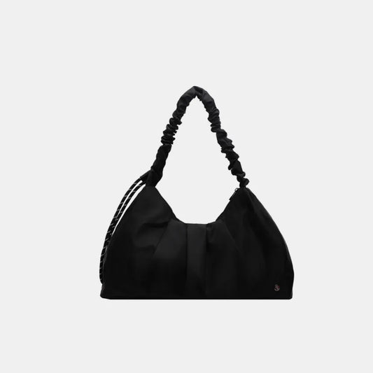 Ruched large tote bag for women

