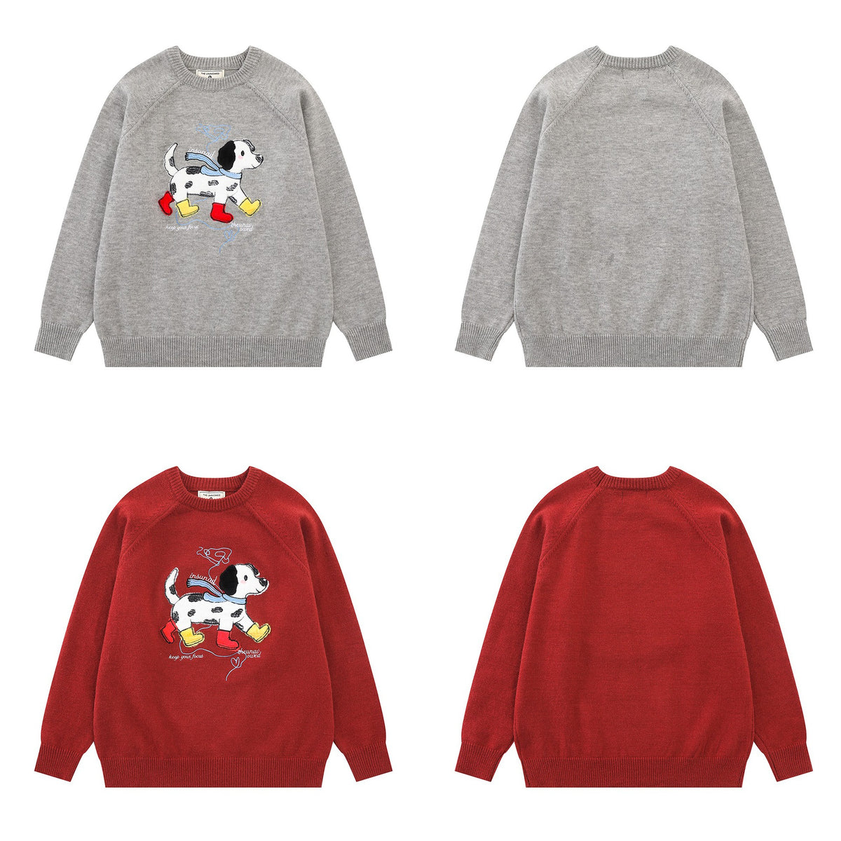 Rain boots spotted puppy sweater