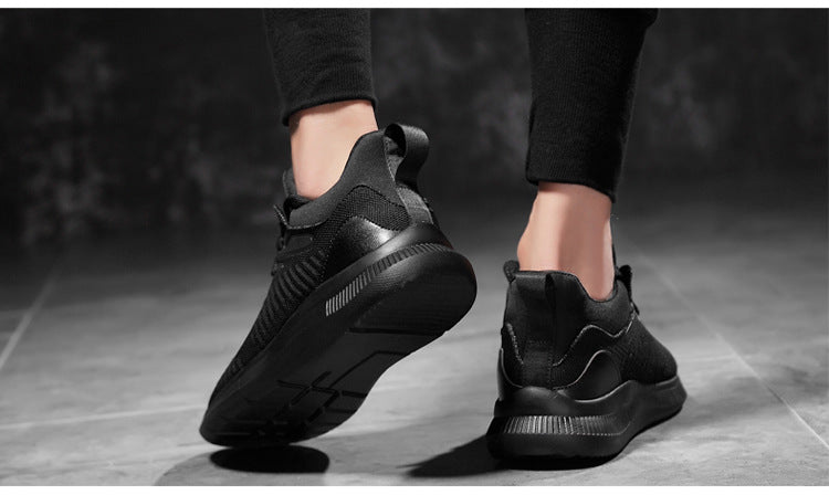 Men's shoes breathable men's casual shoes invisible height increasing shoes mesh sports shoes