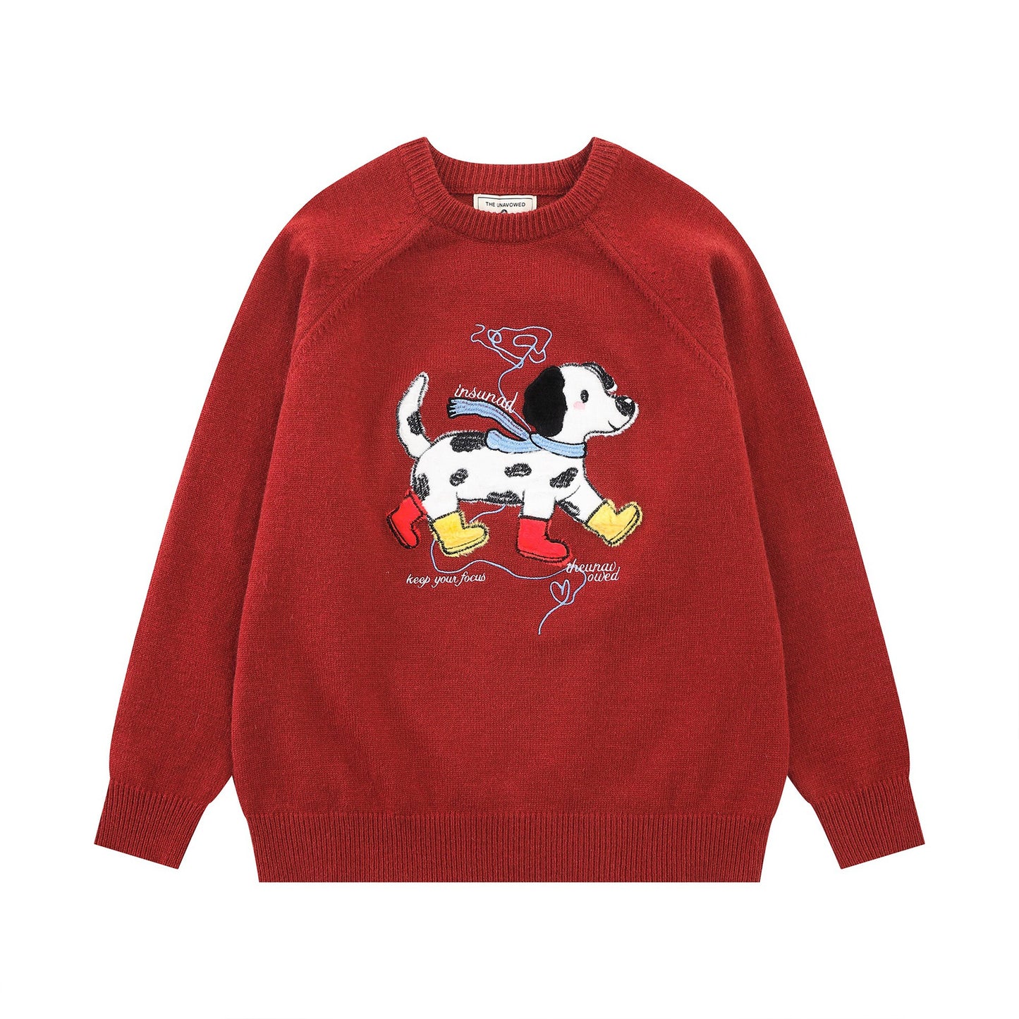 Rain boots spotted puppy sweater