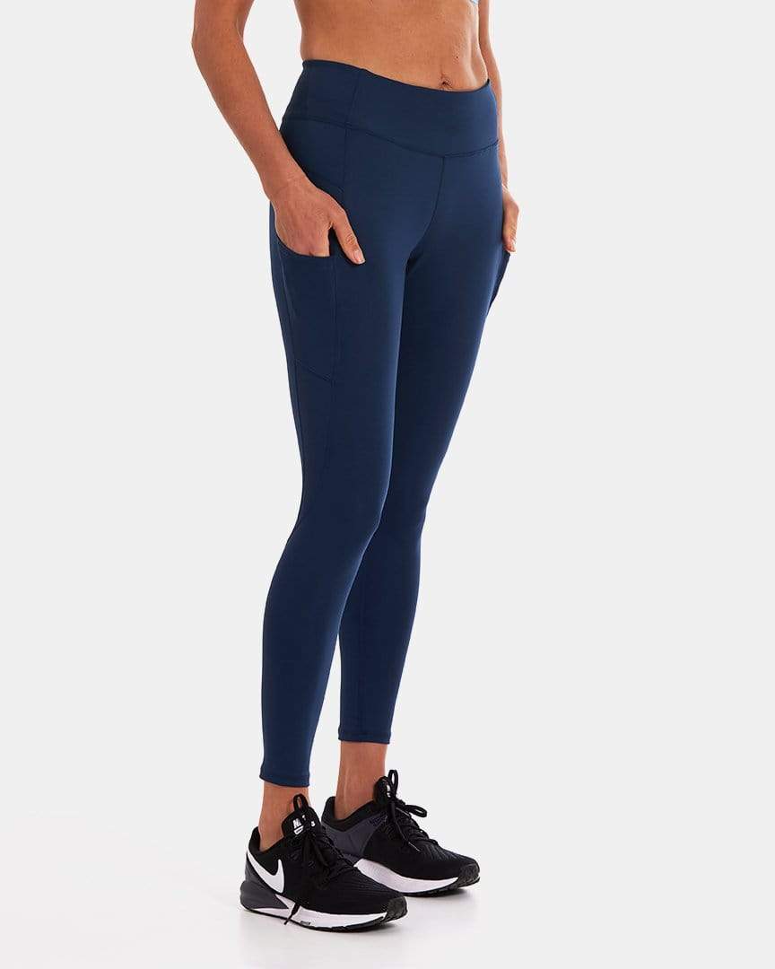 The Apex Mid-Rise Pocket Legging | Night Swim Navy