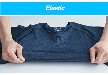 Men's Running T-Shirts plus size, Quick Dry Compression Sport T-Shirts, Fitness Gym Running Shirts, Soccer Shirts Men's Jersey Sportswear