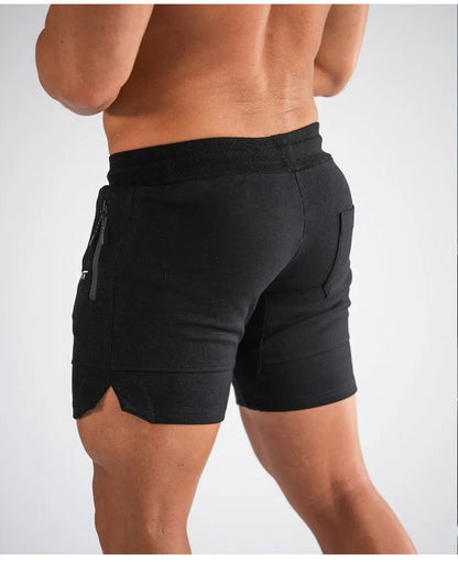 Men Summer mesh Running Shorts Men Brand New gym Shorts Solid Breathable Elastic Waist Jogger quick-drying sport shorts men