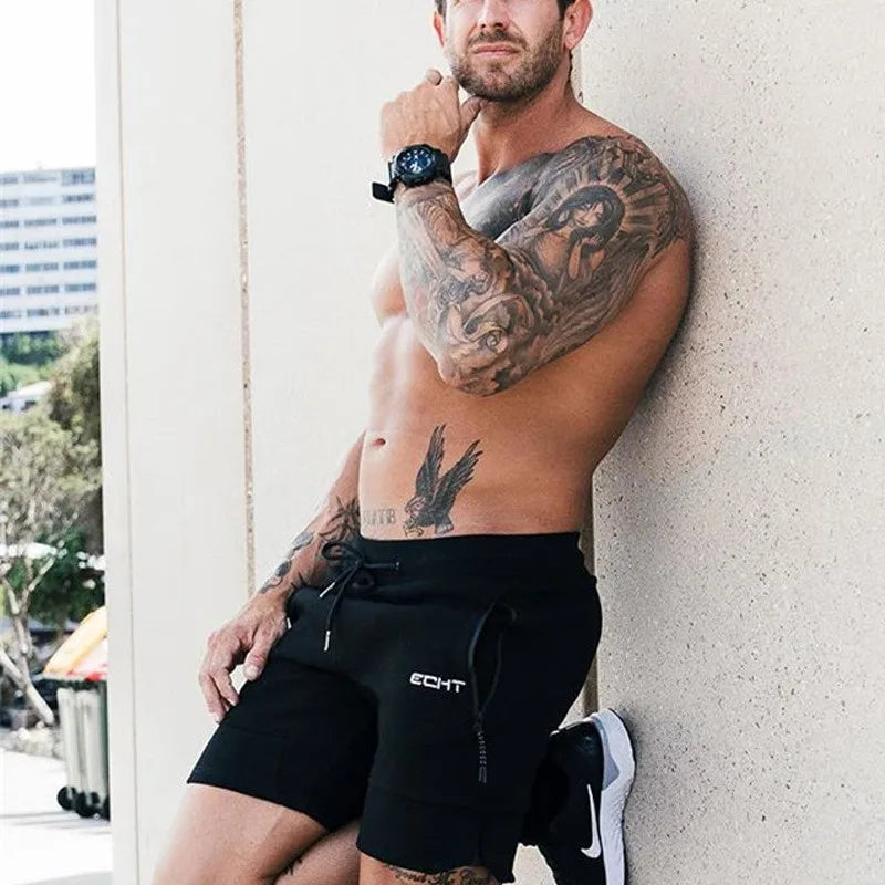 Men Summer mesh Running Shorts Men Brand New gym Shorts Solid Breathable Elastic Waist Jogger quick-drying sport shorts men