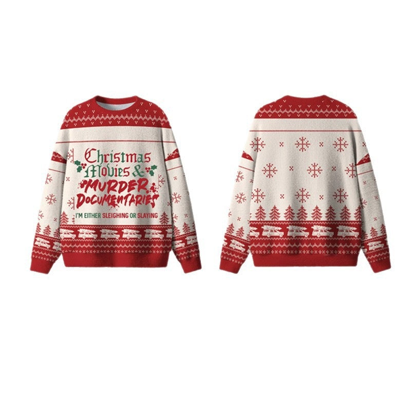 2026 Autumn and Winter New Cross-Border Sweatshirt 3D Digital Printing Men's Autumn Trendy Imitation Sweater Round Neck Sweatshirt