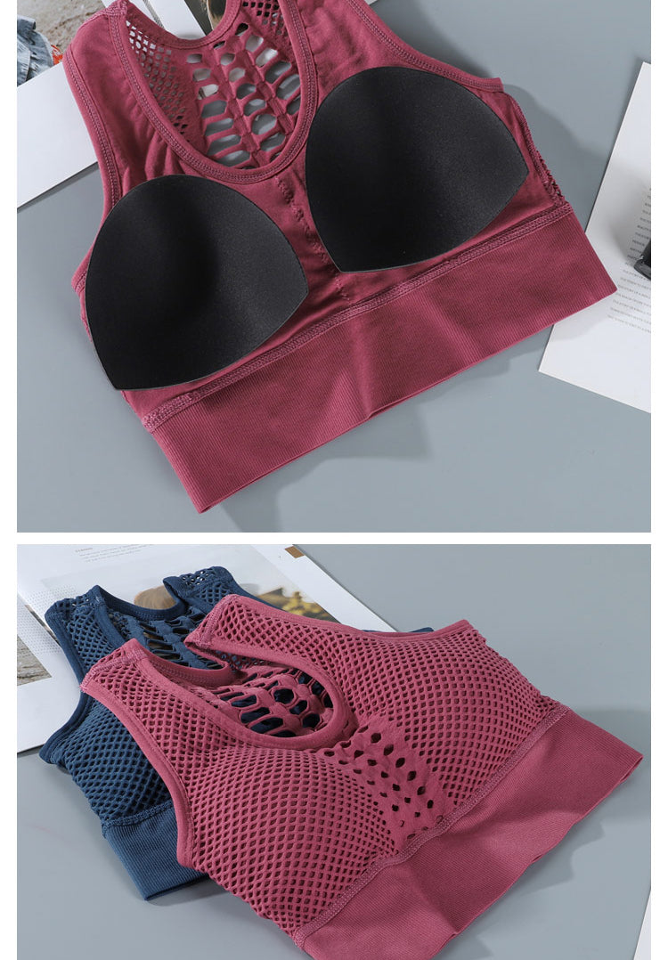 The Aura Seamless Racerback Sports Bra