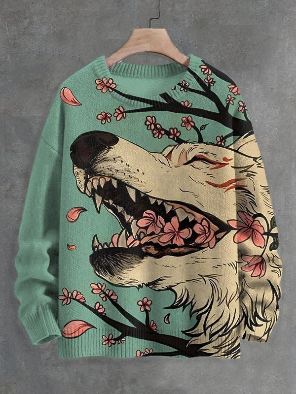 2026 Autumn and Winter New Cross-Border Sweatshirt 3D Digital Printing Men's Autumn Trendy Imitation Sweater Round Neck Sweatshirt