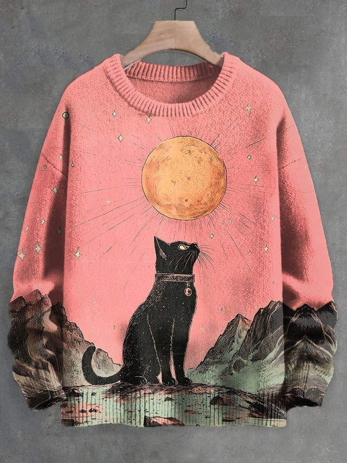 2026 Autumn and Winter New Cross-Border Sweatshirt 3D Digital Printing Men's Autumn Trendy Imitation Sweater Round Neck Sweatshirt