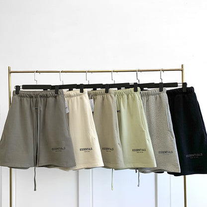 European and American Summer Loose Quarter Pants for Men and Womens Casual and Versatile Shorts