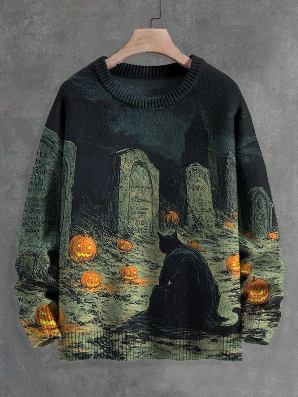 2026 Autumn and Winter New Cross-Border Sweatshirt 3D Digital Printing Men's Autumn Trendy Imitation Sweater Round Neck Sweatshirt