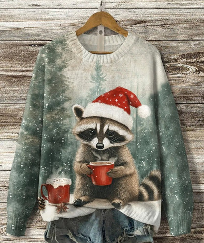 2026 Autumn and Winter New Cross-Border Sweatshirt 3D Digital Printing Men's Autumn Trendy Imitation Sweater Round Neck Sweatshirt